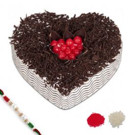 Heart Shape Cake With Ra...