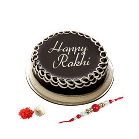 Chocolate Cake with Rakhi