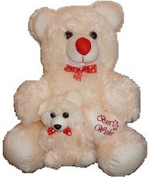 18 inch white Teddy bear...