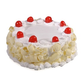 White Forest Creamy Cake