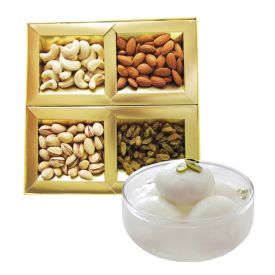 Dry Fruits With Rasgulla