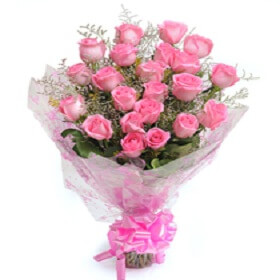 Bouquet of 18 pink Rose